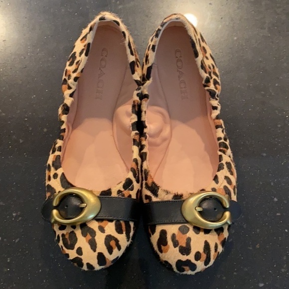 Coach Haircalf Stanton Ballet Flat SZ 7 - Picture 3 of 10